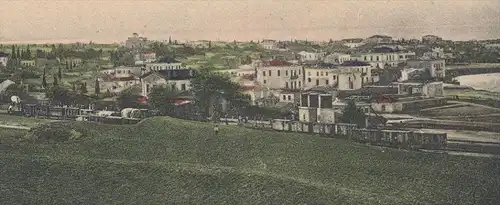 ALTE POSTKARTE VUE GÉNÉRALE DE CORINTHE Korinth Bahnhof Dampflok steam train locomotive à vapeur station gare greece cpa