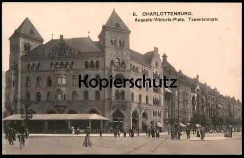 ALTE POSTKARTE BERLIN CHARLOTTENBURG AUGUSTE-VIKTORIA-PLATZ TAUENTZIENSTRASSE postcard cpa Ansichtskarte AK