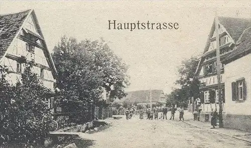 ALTE POSTKARTE GRUSS AUS LEGELSHURST WILLSTÄTT BADEN WIRTSCHAFT ZUM GRÜNEN WALD MICHEL AUGUST LASCH HAUPTSTRASSE AK cpa