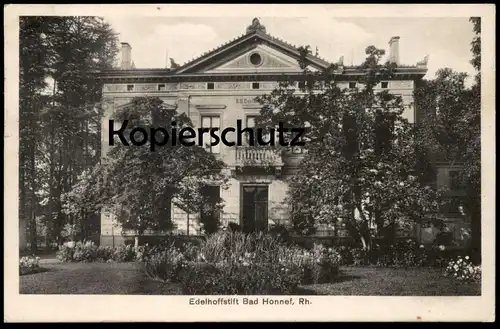 ALTE POSTKARTE BAD HONNEF EDELHOFFSTIFT 1931 Stift AK Ansichtskarte cpa postcard