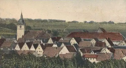 ALTE POSTKARTE GRUSS AUS KNITTLINGEN ENZKREIS GASTHAUS ZUR KANNE U. POST KARL WEZEL Tracht costume folklorique array cpa