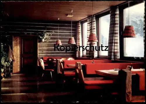 ÄLTERE POSTKARTE BERGHEIM REISSECK GASTSTÄTTENRAUM MAGGI ? KOLBNITZ MÖLLTAL Hohe Tauern Österreich Austria Autriche cpa