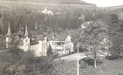 ÄLTERE POSTKARTE SCHIERKE HARZ BLICK VOM HOTEL HEINRICH HEINE AK Ansichtskarte cpa postcard