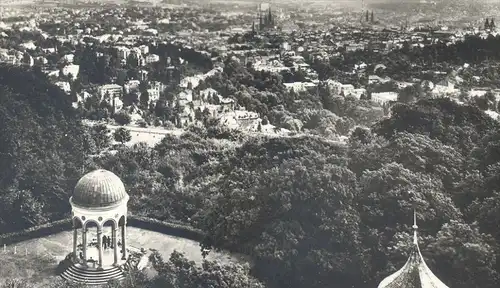 ÄLTERE POSTKARTE WELTBAD WIESBADEN GRÜSSE VOM NEROBERG GRIECHISCHE KAPELLE OPELBAD AK Ansichtskarte cpa postcard