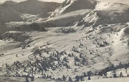 ALTE POSTKARTE SEETALERALPEN SEETALERHÜTTE ZIRBITZKOGEL Seetaler Alpen Wolfsberg Kärnten Österreich Austria postcard