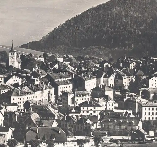 ALTE POSTKARTE ST. CROIX ET LES ALPES PANORAMA Ste. Croix le Alps Vaud Waadt Pro Patria St. Jakob an der Birs 1944 AK
