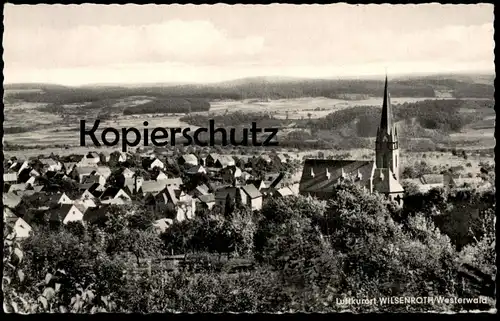 ÄLTERE POSTKARTE LUFTKURORT WILSENROTH WESTERWALD PANORAMA Stempel Spende Wilsenroth Dornburg Ansichtskarte AK postcard