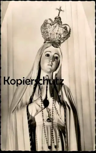 ÄLTERE POSTKARTE ERZDIÖZESE KÖLN DIE BOTSCHAFT VON FATIMA IM MARIANISCHEN JAHR 1954 holy cpa postcard AK Ansichtskarte