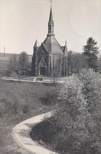 ÄLTERE POSTKARTE NIEDERMÜHLEN ASBACH WALLFAHRTS-KAPELLE 1951 STEMPEL ALTENHOFEN WESTERWALD AK Ansichtskarte cpa chapel