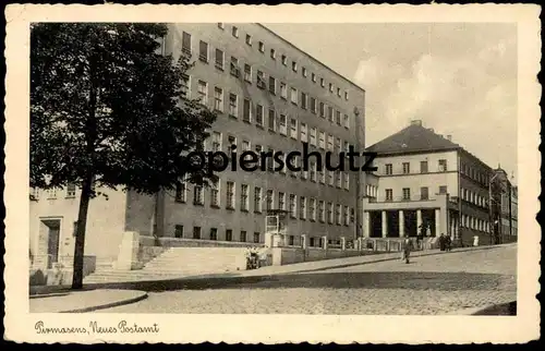ALTE POSTKARTE PIRMASENS NEUES POSTAMT 1939 VERFASSER VERMUTLICH SOLDAT Post cpa postcard AK Ansichtskarte