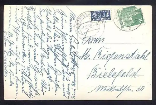 ÄLTERE POSTKARTE INSEL JUIST HAUS WORCH 1950 Nordsee North Sea mer cpa postcard AK Ansichtskarte