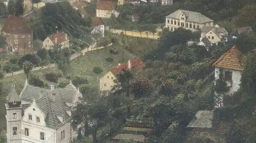 ALTE POSTKARTE SÄCHSISCHE SCHWEIZ WEHLEN AN DER ELBE 1906 SACHSEN cpa postcard AK Ansichtskarte