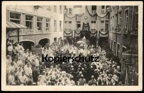 ALTE POSTKARTE CÖLN SEGEN INNENHOF LAZARETT KOLPINGHAUS PFARRPROZESSION ST. MARIA IN DER KUPFERGASSE 1915 Köln Feldpost