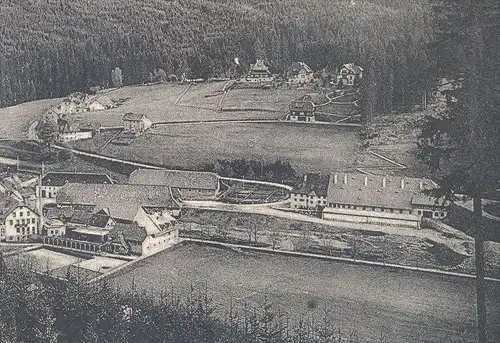 ALTE POSTKARTE ST. BLASIEN SCHWARZWALD PANORAMA TOTALANSICHT TOTAL black forest foret-noire cpa postcard Ansichtskarte