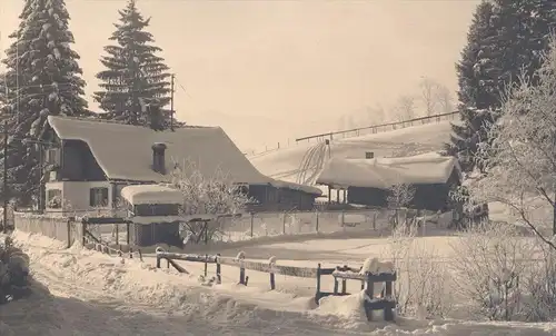 ALTE POSTKARTE GNADENBERG FREIZEITLAGER RÜBEZAHL POST SEIFEN ALLGÄU IMMENSTADT Winter hiver snow postcard Ansichtskarte