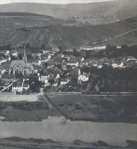 ALTE POSTKARTE WILTINGEN AN DER SAAR PANORAMA Gesamtansicht Totalansicht Konz cpa postcard Ansichtskarte AK