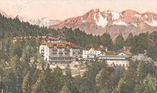 ALTE POSTKARTE DIE HOTELS AN DER MENDEL BOZEN BOLZANO Trentino Alto Adige Fondo Eppan cpa postcard AK