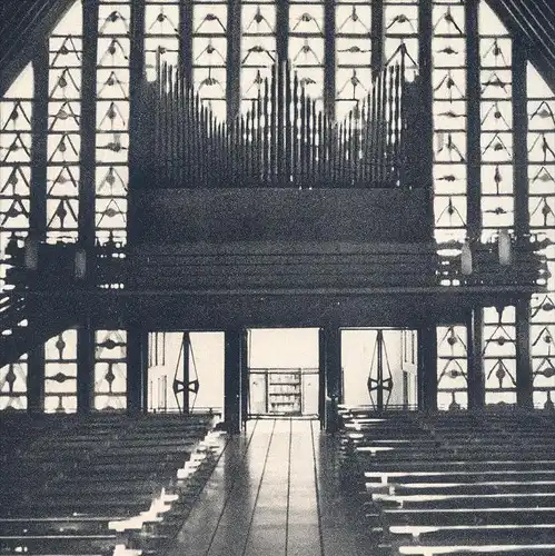 ÄLTERE POSTKARTE WILSENROTH WESTERWALD DORNBURG KATHOLISCHE KIRCHE ORGEL Kirchenorgel orgue organ church interieur AK