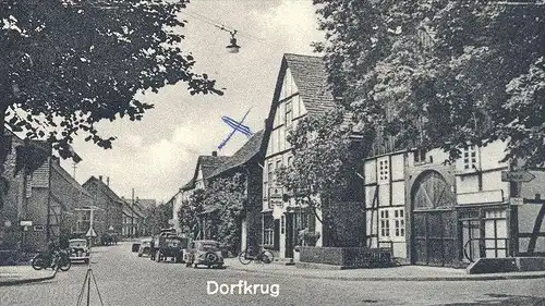 ÄLTERE POSTKARTE OTTBERGEN IN WESTFALEN HÖXTER PAPIERFABRIK & SIEDLUNG STEINECKER STRASSE DORFKRUG NETHE-BRÜCKE Fabrik