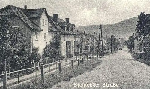 ÄLTERE POSTKARTE OTTBERGEN IN WESTFALEN HÖXTER PAPIERFABRIK & SIEDLUNG STEINECKER STRASSE DORFKRUG NETHE-BRÜCKE Fabrik