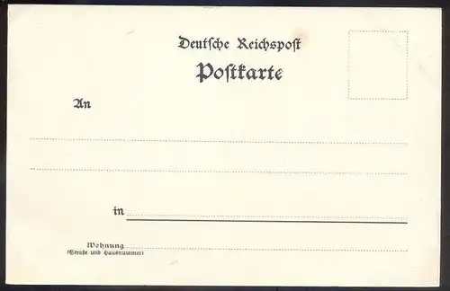 ALTE POSTKARTE GRUSS AUS HIESFELD BRINK BRINKER SCHULE WARENHAUS GERH. EIMERS JÄGERHOF H. BERGER OBERHAUSEN DINSLAKEN