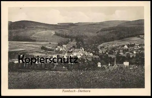 ALTE POSTKARTE TAMBACH-DIETHARZ PANORAMA THÜRINGEN Verlag Karl Pfister cpa postcard AK Anischtskarte