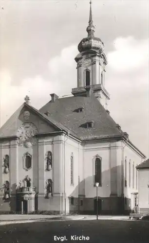 ÄLTERE POSTKARTE HÜTTENSTADT VÖLKLINGEN SAAR KARL-JASSEN-STRASSE GYMNASIUM EVGL.KIRCHE RÖSLER TEPPICHE METZGEREI HERMANN