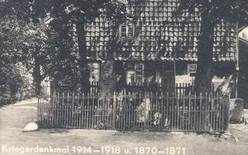 ALTE POSTKARTE GROSS HIMSTEDT DORFSTRASSE KIRCHSTRASSE 1943 SÖHLDE Stempel Hoheneggelsen cpa Ansichtskarte AK postcard