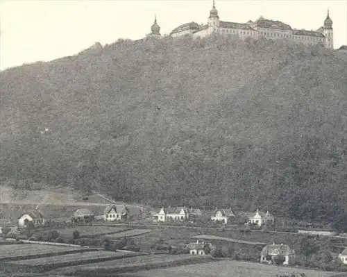 ALTE POSTKARTE P. P. BENEDIKTINERSTIFT GÖTTWEIG 449 m Seehöhe bei Furth Krems Stift Österreich Austria cpa postcard AK