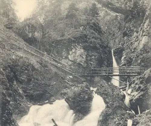 ALTE POSTKARTE BÄRENSCHÜTZSCHLUCHT GRAZER ALPEN-CLUB GRAZ Pernegg Bärenschützklamm Austria Autriche cpa postcard