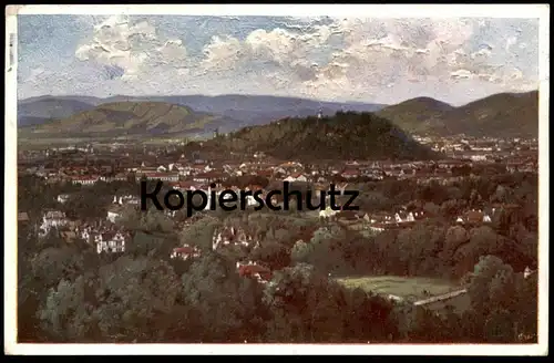 ALTE KÜNSTLER POSTKARTE GRAZ VON DER HILMWARTE 1915 Steiermark Österreich Austria Autriche cpa postcard AK Ansichtskarte