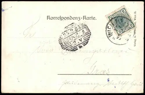 ALTE POSTKARTE WIEN MARIA THERESIEN -DENKMAL 1905 monument Vienna Vienne cpa postcard AK Ansichtskarte