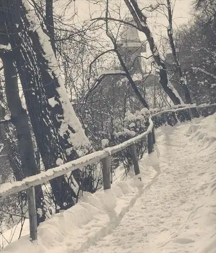 ALTE POSTKARTE FROHES NEUJAHR GRAZ STEFFEN LICHTBILD MASCHINENWERBESTEMMPEL WINTER IN ÖSTERREICH Schnee snow postcard