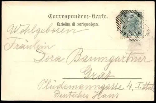 ALTE POSTKARTE GÖRZ PANORAMA TOTALANSICHT GORIZIA 1902 Italia Italien Italy cpa postcard AK Ansichtskarte