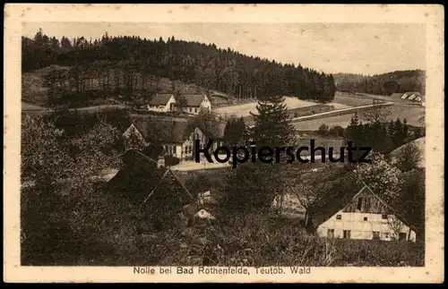 ALTE POSTKARTE NOLLE BEI BAD ROTHENFELDE TEUTOBURGER WALD vom Petersbrink Haus Bauernhaus farmhouse Dissen Ansichtskarte