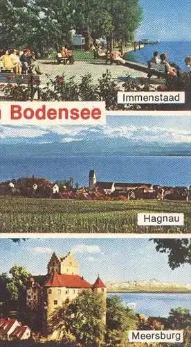 POSTKARTE GRÜSSE VOM BODENSEE FRIEDRICHSHAFEN ZEPPELIN HAGNAU LANGENARGEN NONNENHORN KRESSBRONN airship Luftschiff cpa