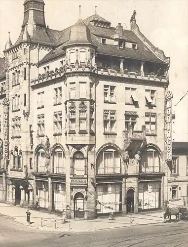 ALTE POSTKARTE KARLSRUHE ZUM MONINGER GASTSTÄTTE RESTAURANT PHOT. ROLF KELLNER cpa postcard AK Ansichtskarte