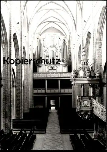 ÄLTERE KARTE HAVELBERG HAVELBERGER DOM ORGEL Gottlieb Scholtze orgue organ Original-Handabzug Haverland Foto Photo