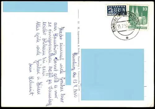 ALTE POSTKARTE HAMBURG ST. PAULI REEPERBAHN BEI NACHT ZILLERTAL MATHÄSERBRÄU at night la nuit cpa postcard Ansichtskarte