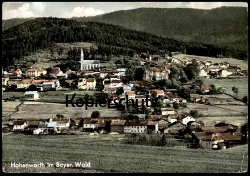 ÄLTERE POSTKARTE HOHENWARTH IM BAYERISCHEN WALD rückseitig Stempel Gasthof Paul Mühlbauer Gasthof cpa Ansichtskarte AK