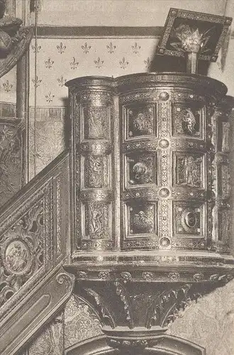 ALTE POSTKARTE AACHEN KAISER-DOM EVANGELIENKANZEL Kanzel pulpit chaire à prêcher cpa postcard AK Ansichtskarte