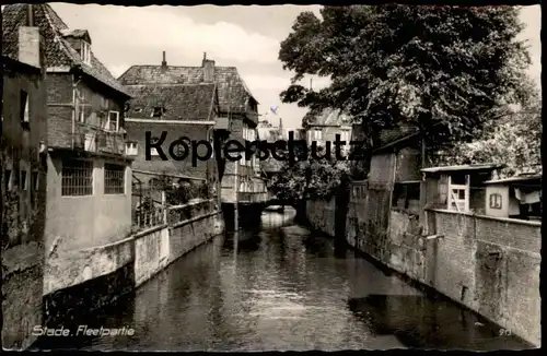 ÄLTERE POSTKARTE STADE FLEETPARTIE Panorama Fleet AK Ansichtskarte postcard cpa