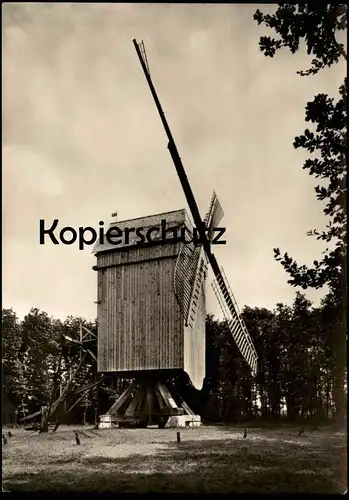 ÄLTERE POSTKARTE KOMMERN EIFEL BOCKWINDMÜHLE AUS SPIEL KR. JÜLICH Windmühle Mühle Windmill Windmolen Molen Moulin à vent