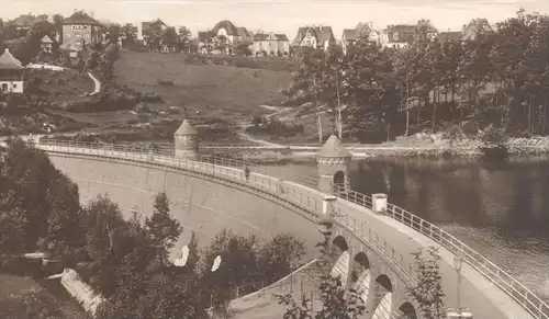 ALTE POSTKARTE REICHENBERG TALSPERRE LIBEREC water dam barrage Böhmen Romani Sudeten Tschechien Ceska Republika cpa AK