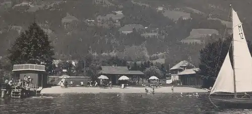 ALTE POSTKARTE BODENSDORF AM OSSIACHERSEE STRANDBAD SEEROSE 1942 Steindorf Austria Autriche postcard AK Ansichtskarte