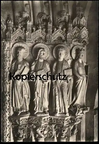 ÄLTERE POSTKARTE PADERBORN DOM PARADIESPORTAL APOSTEL U. HEILIGE UM 1250 Kirche church église Ansichtskarte postcard cpa