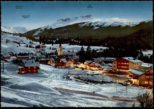 ÄLTERE POSTKARTE RIEZLERN IM SCHNEE GRÜNHORN STEINMANDL IFEN Kleinwalsertal Vorarlberg Winter Hiver Ansichtskarte AK