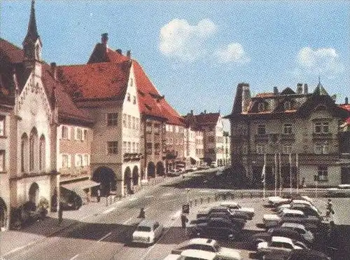 ÄLTERE POSTKARTE GRÜSSE AUS ISNY IM ALLGÄU 1971 Bad bath See Verlag Buchhandlung Kissling cpa postcard AK Ansichtskarte