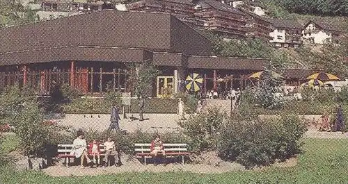 POSTKARTE BAD RIPPOLDSAU PANORAMA SCHWIMMBAD Bath Piscine Schwarzwald black forest foret-noire Ansichtskarte AK postcard