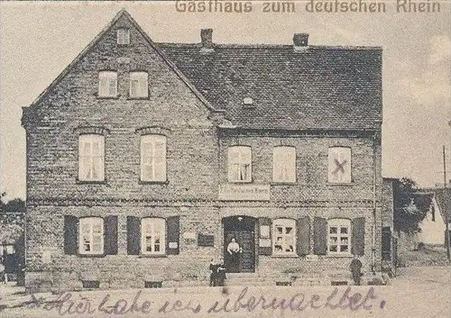 ALTE AK BLANKENHEIM TUNNEL GASTHAUS ZUM DEUTSCHEN RHEIN DAMPFLOK steam engine locomotive à vapeur Mansfeld Helbra Harz